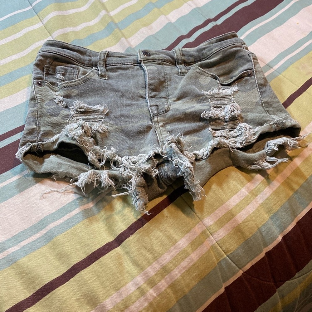 Camouflage Cutoffs by Mossimo Brand.  EUC!